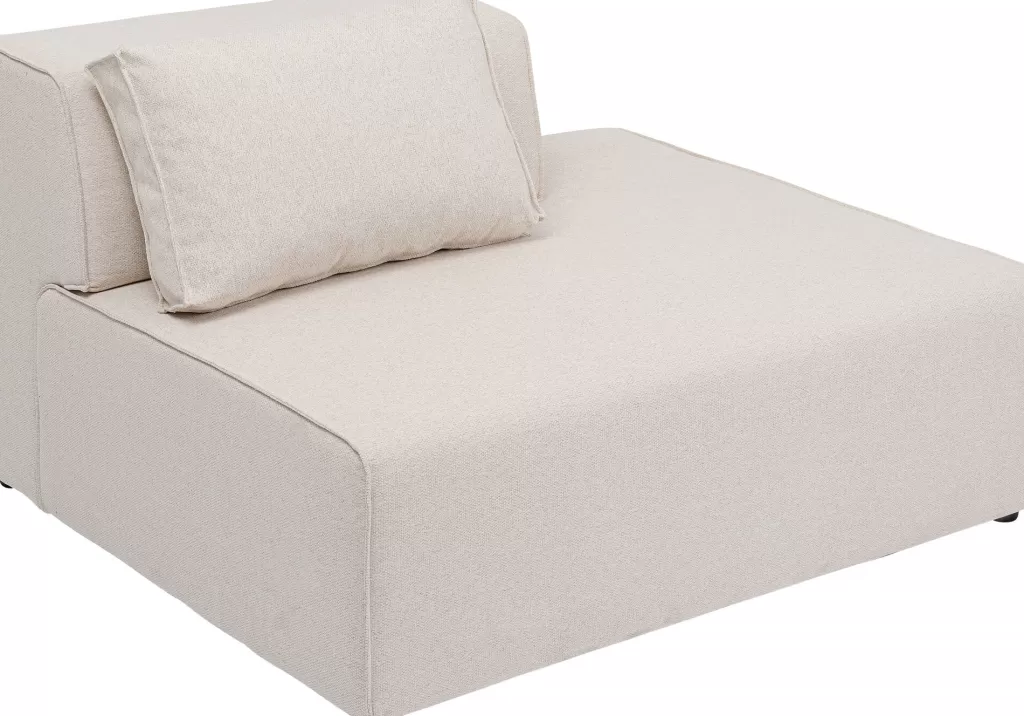 Moduulisohvat>KARE Design Infinity Ottomane Semi Moduuli - Kermanvärinen, Oikea 120cm