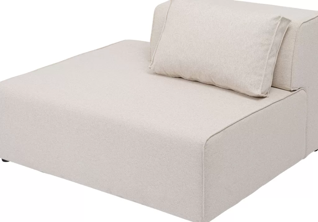 Moduulisohvat>KARE Design Infinity Ottomane Semi Moduuli - Kermanvärinen, Vasen 120cm
