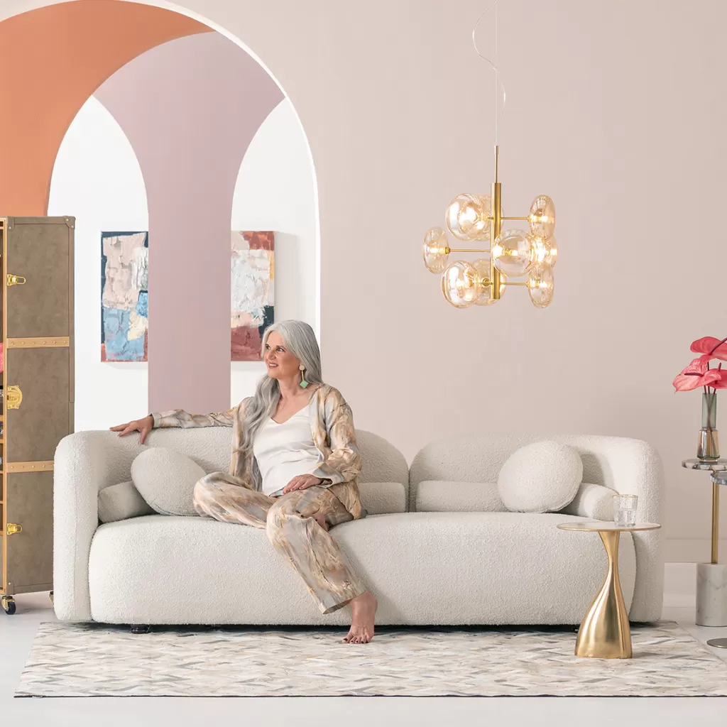 Sohvat | Olohuone>KARE Design Kelly Boucle Sohva, 3-istuttava, 225cm