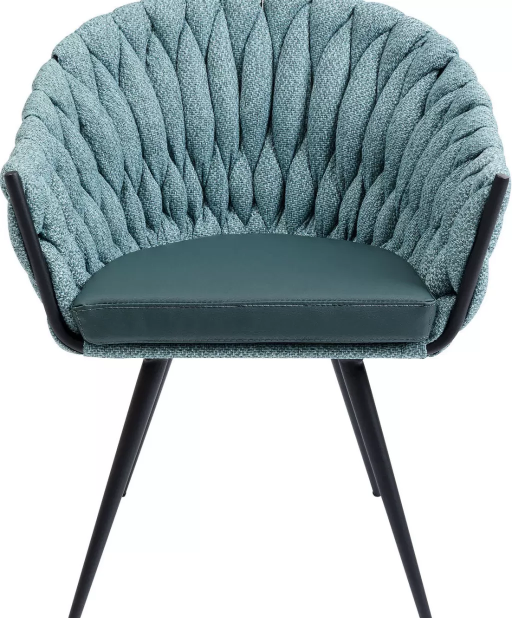 Tuolit>KARE Design Knot Tuoli Käsinojilla, Sinivihreä