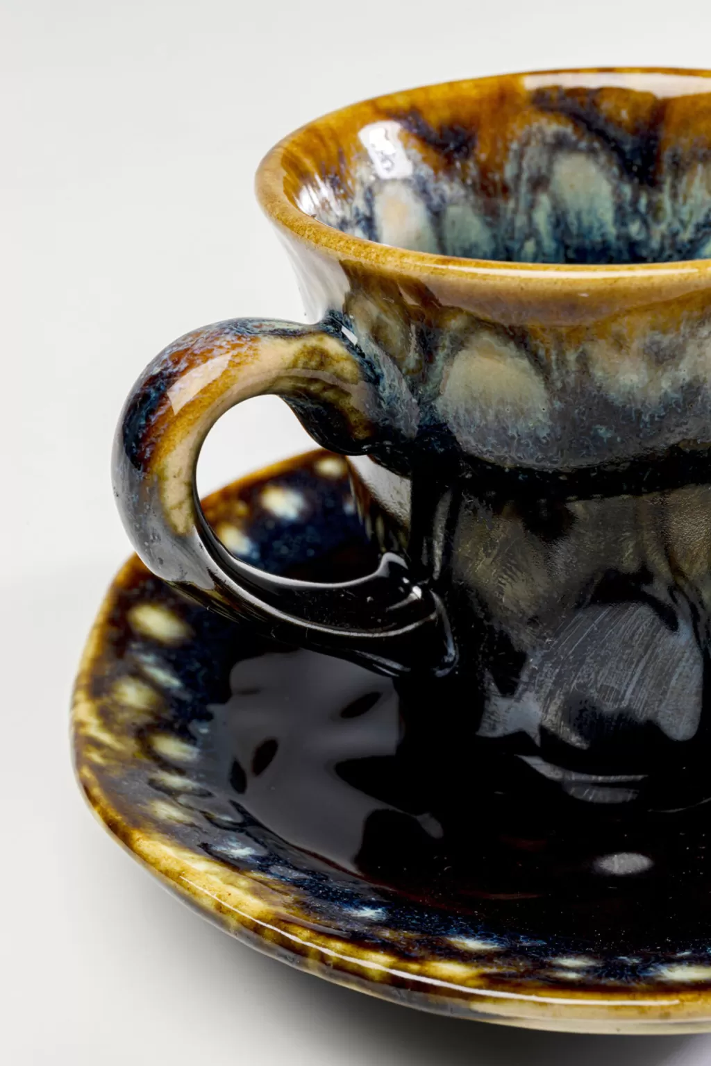 Kupit>KARE Design Lio Espresso Kuppi Lautasella Tummansininen 2-setti