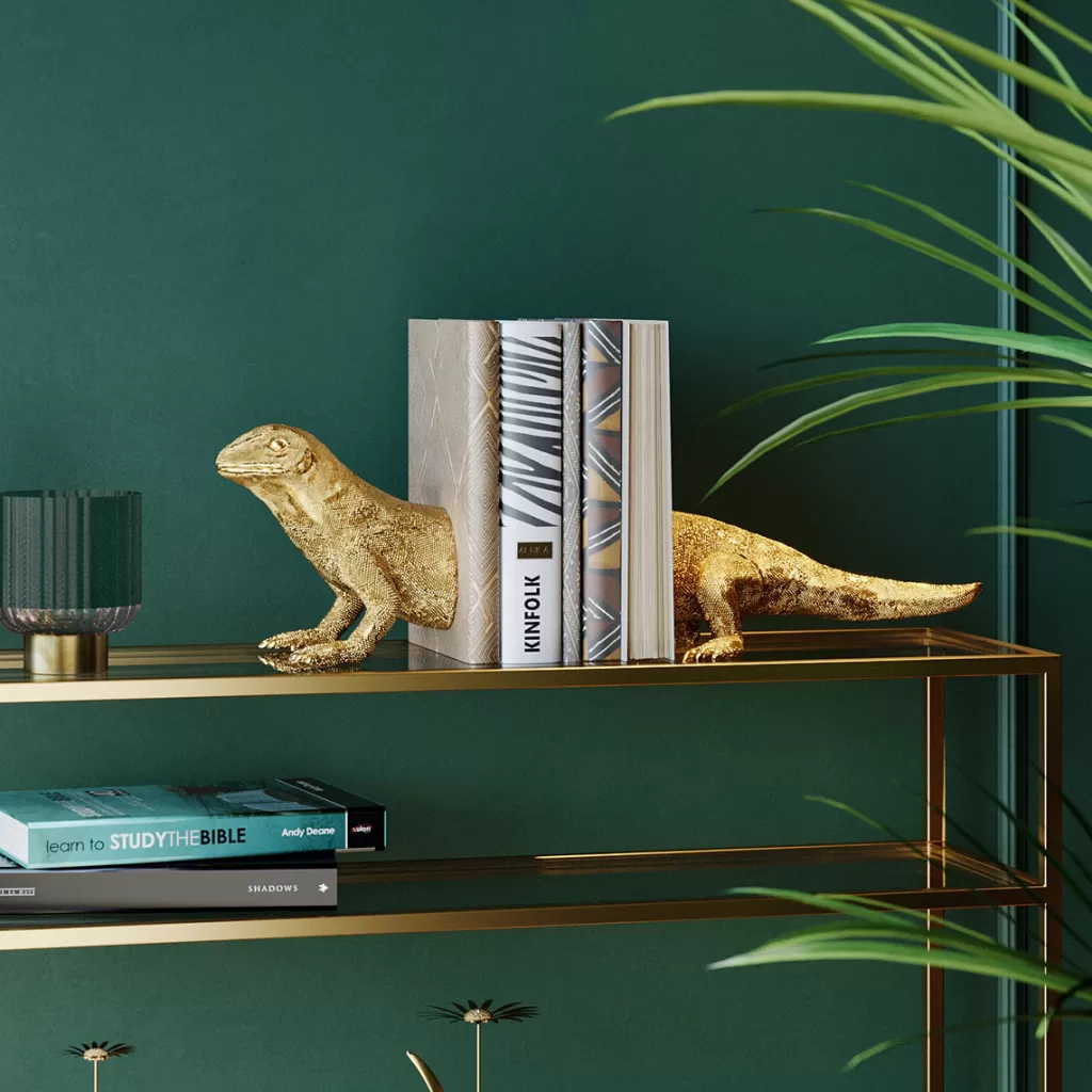 Kirjatuet>KARE Design Lizard Kirjatuet (2/Setti)