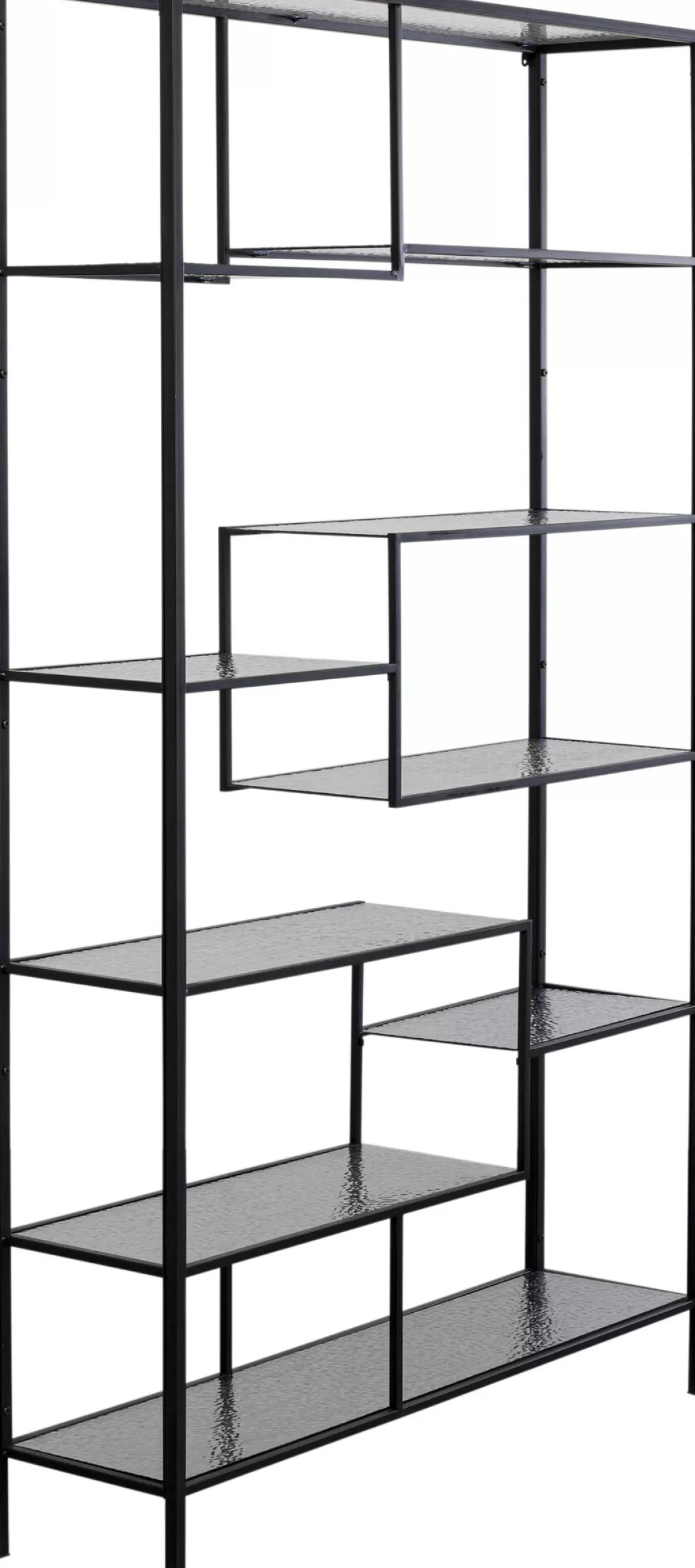 Hyllyt>KARE Design Loft Black Bubble Hylly, Kirjahylly Musta 115x195cm