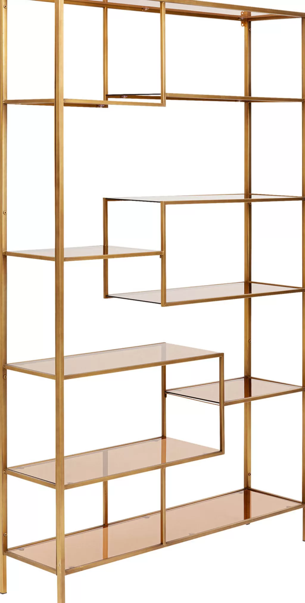 Olohuone | Hyllyt>KARE Design Loft Hylly Kulta 115x195cm