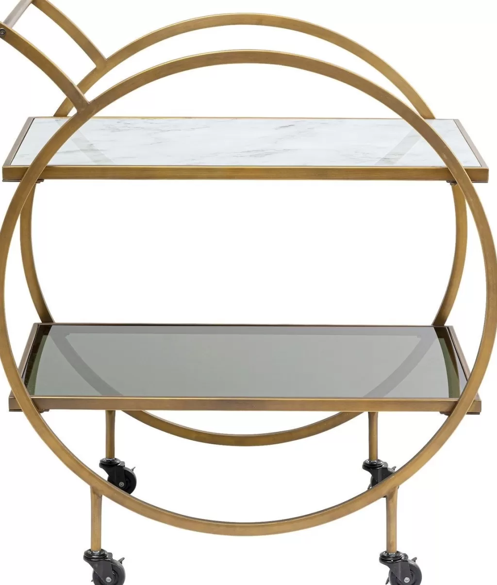Baarit>KARE Design Loft Tarjoiluvaunu, Messinki
