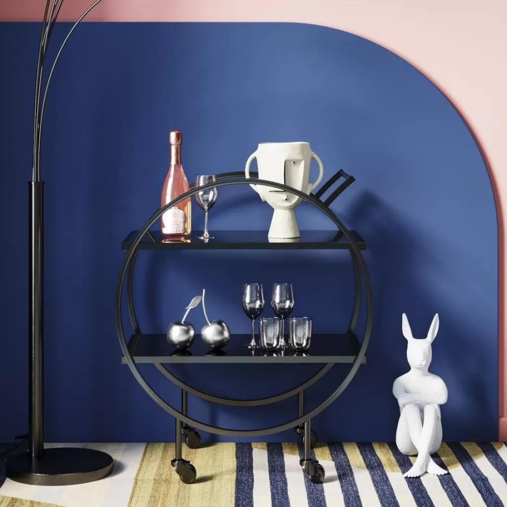 Baarit>KARE Design Loft Tarjoiluvaunu, Musta