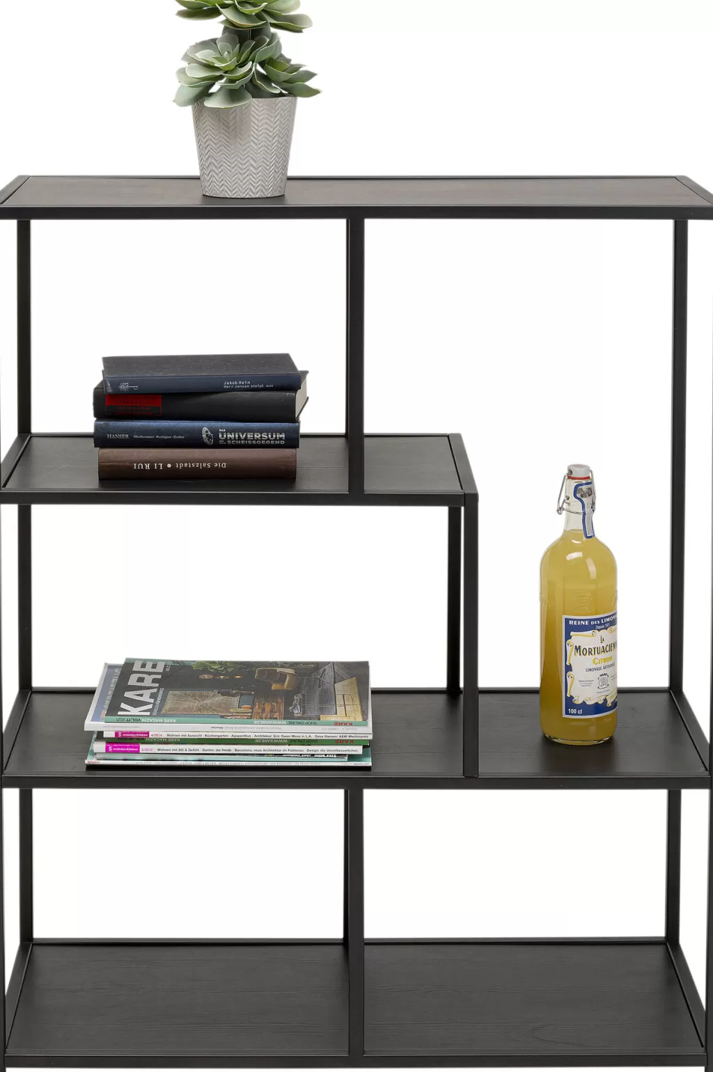 Hyllyt>KARE Design Loftie Black Hylly Musta 77x100cm