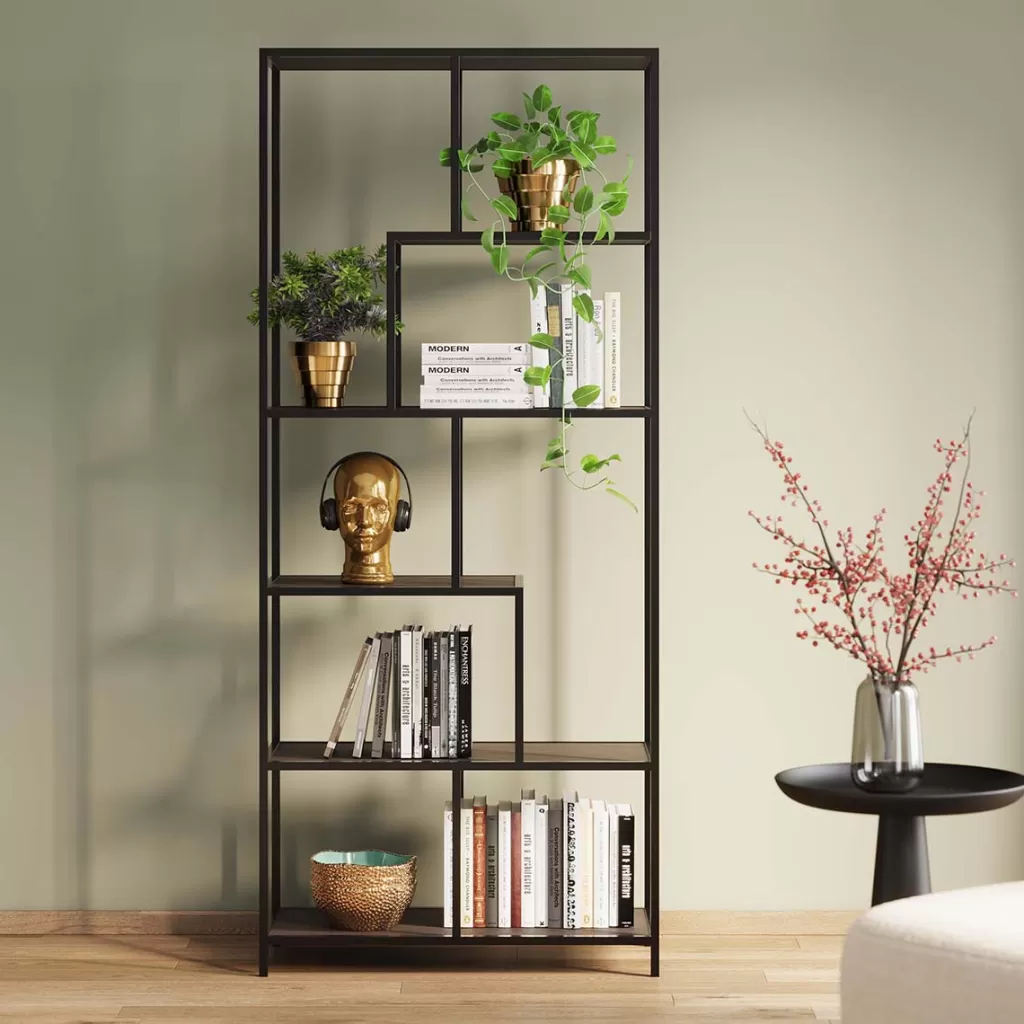 Hyllyt>KARE Design Loftie Hylly, Musta 77x185cm