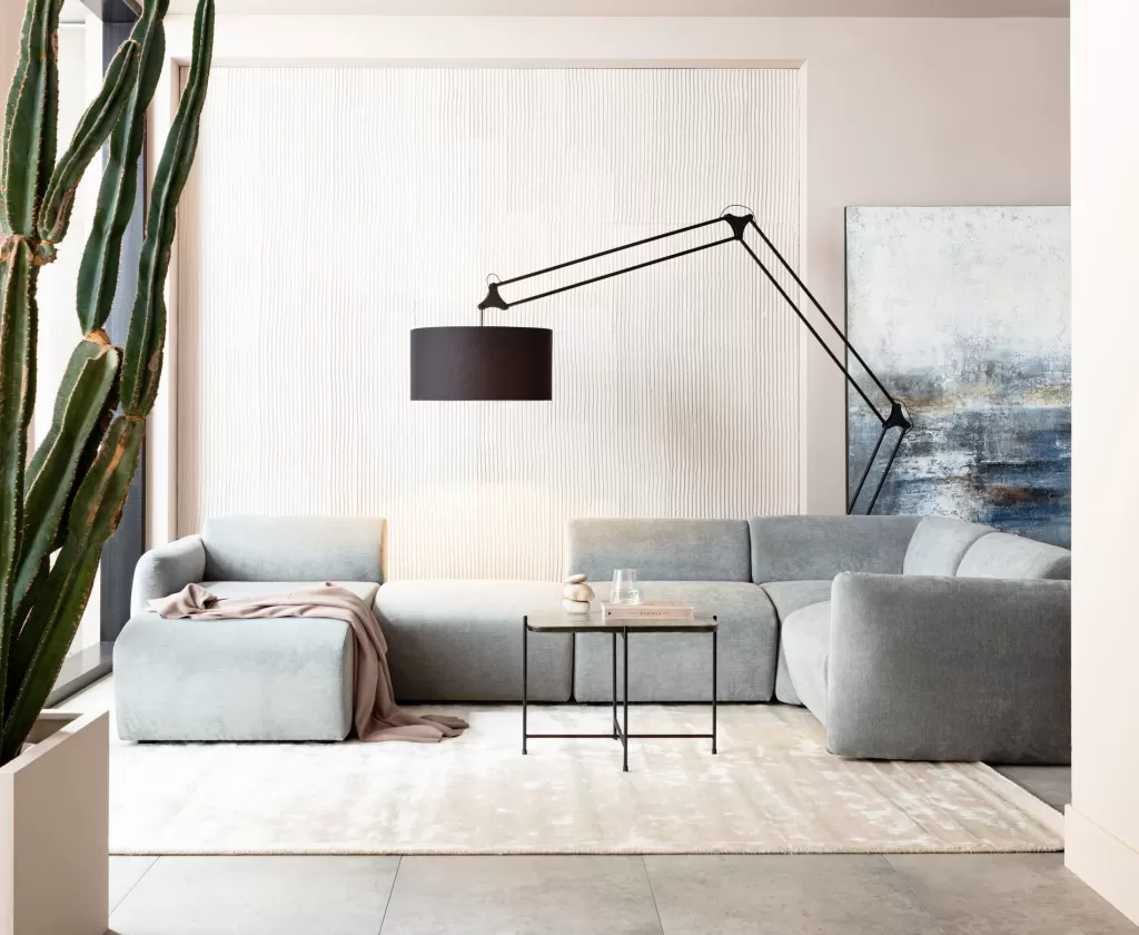 Olohuone | Moduulisohvat>KARE Design Lucca Kulmamoduuli, Harmaa, Oikea 89cm