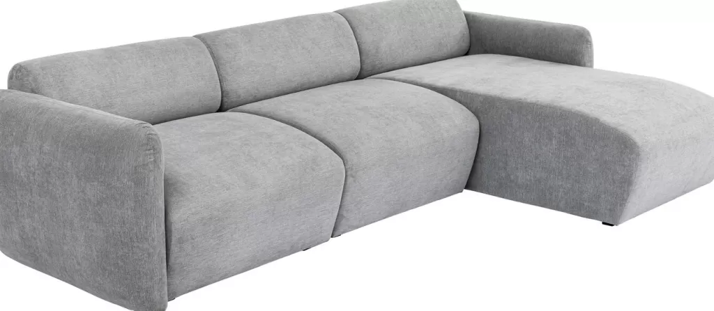 Olohuone | Kulmasohvat>KARE Design Lucca Kulmasohva - Harmaa, Oikea 255cm