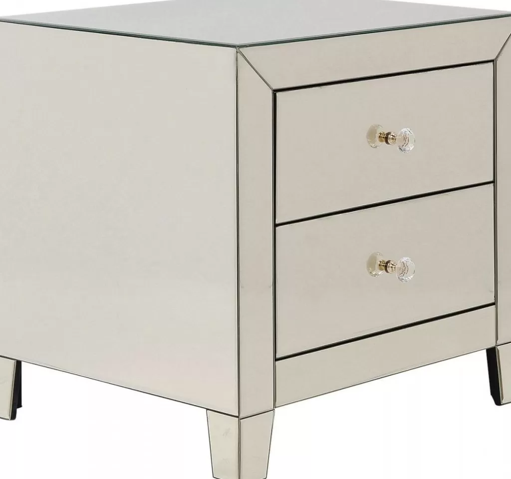 Yöpöydät>KARE Design Luxury Pearl Pieni Lipasto, Yöpöytä, 2 Laatikkoa