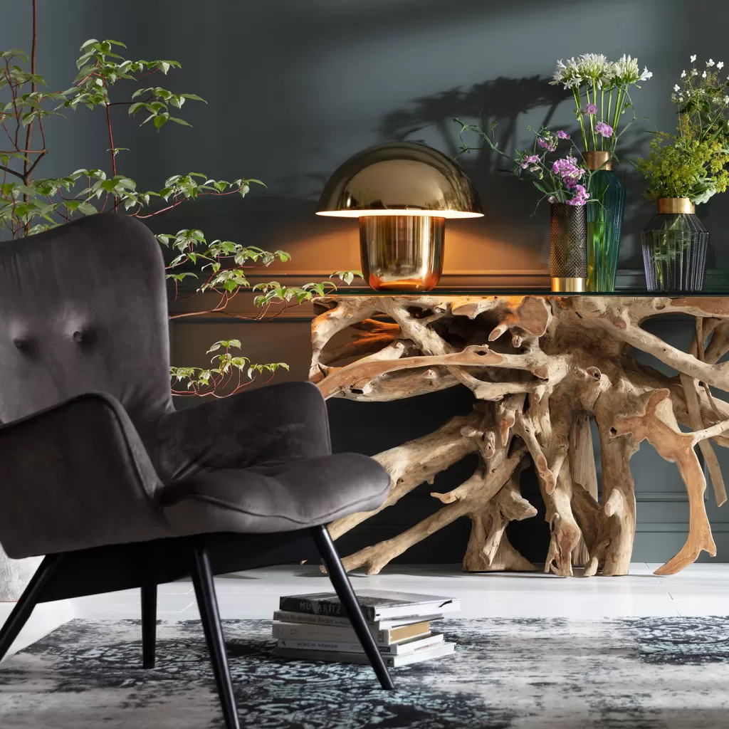 Pöytävalaisimet>KARE Design Mushroom Pöytävalaisin, Messinki