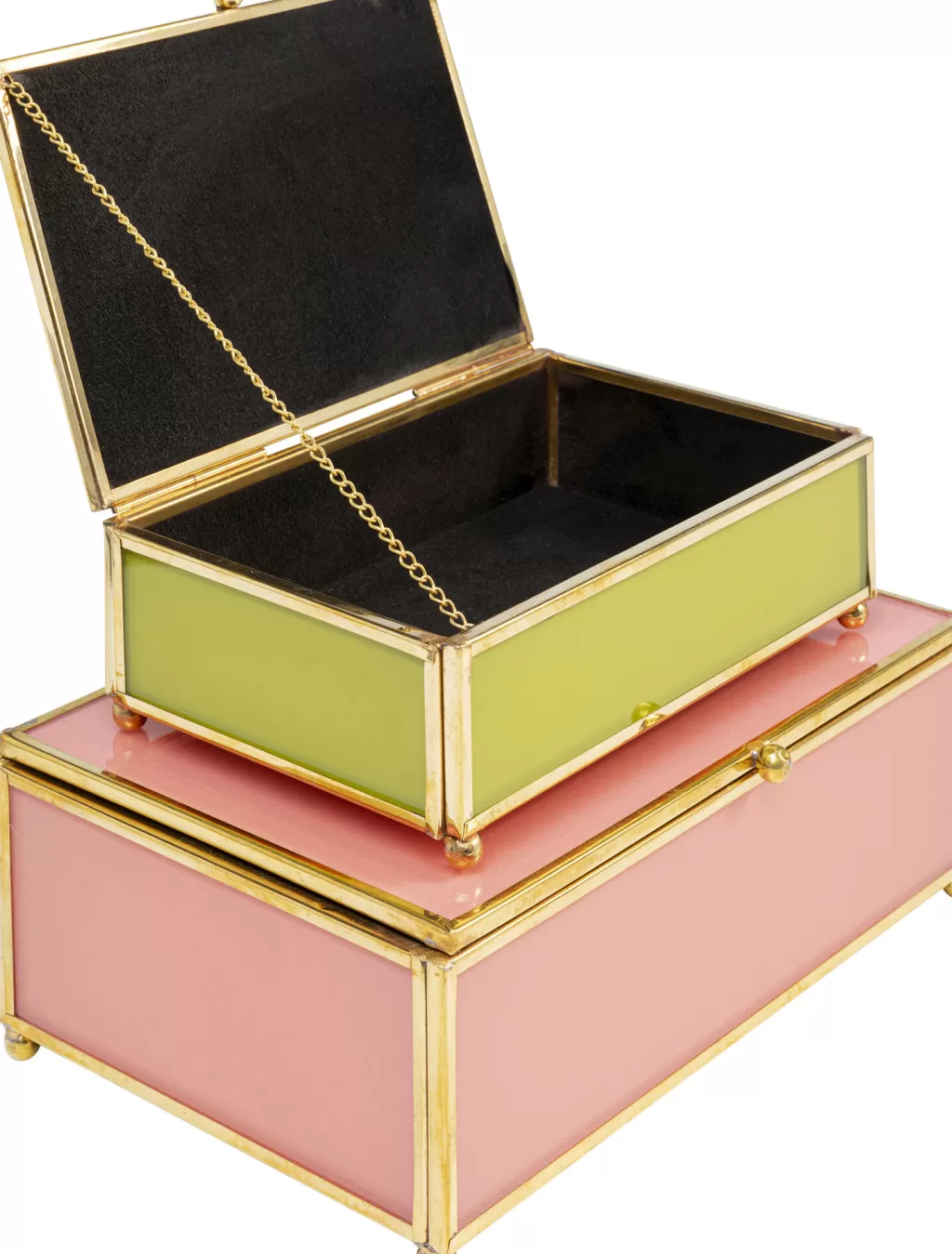 Sisustuslaatikot | Korurasiat>KARE Design Neomi Laatikko Vihreä/pinkki (2/Setti)