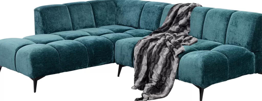 Kulmasohvat>KARE Design Nia Glam Kulmasohva Tummanvihreä, Vasen 250cm