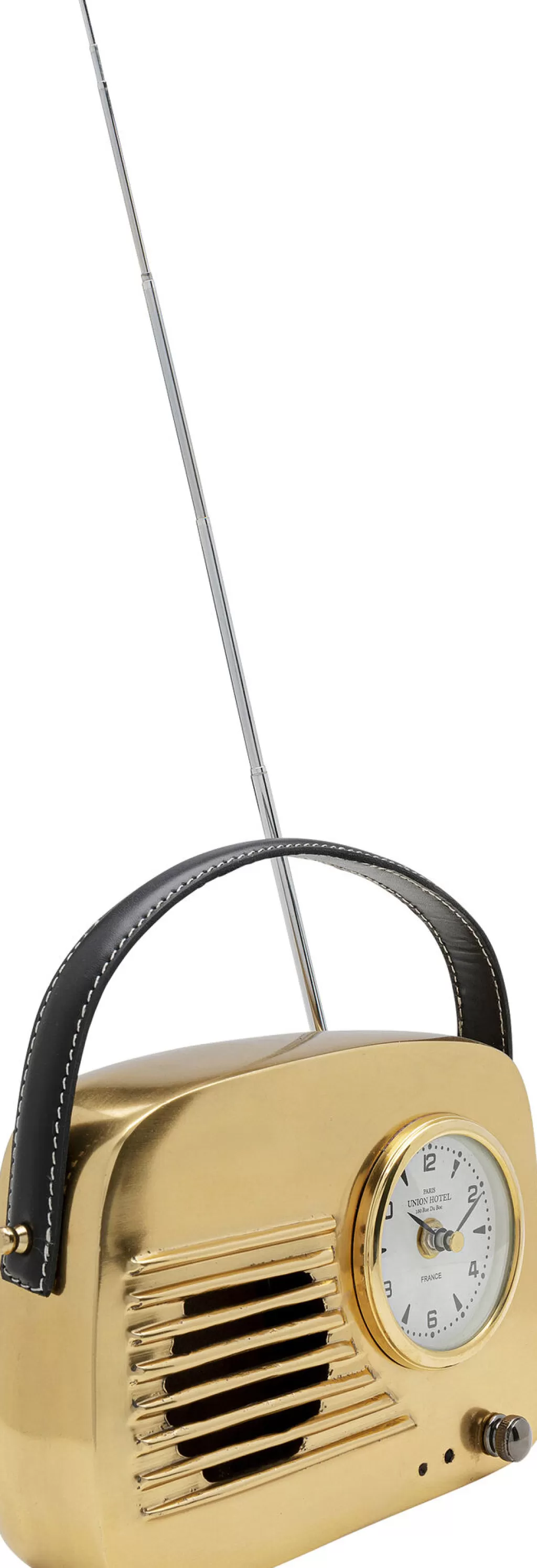 Kellot>KARE Design Nostalgie Handle Pöytäkello Kulta 20x22cm