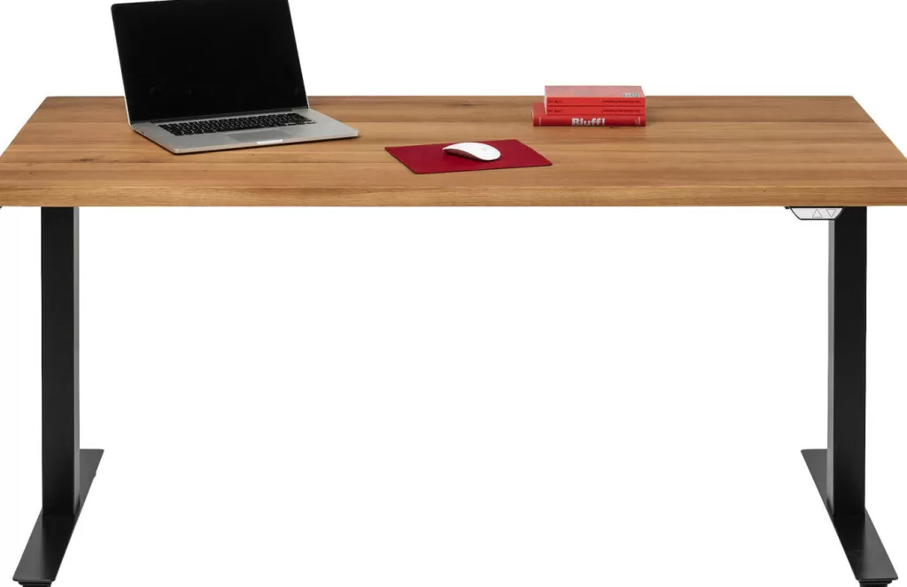 Työpöydät>KARE Design Office Jackie Oak Black Toimistopöytä, Työpöytä 160x80cm