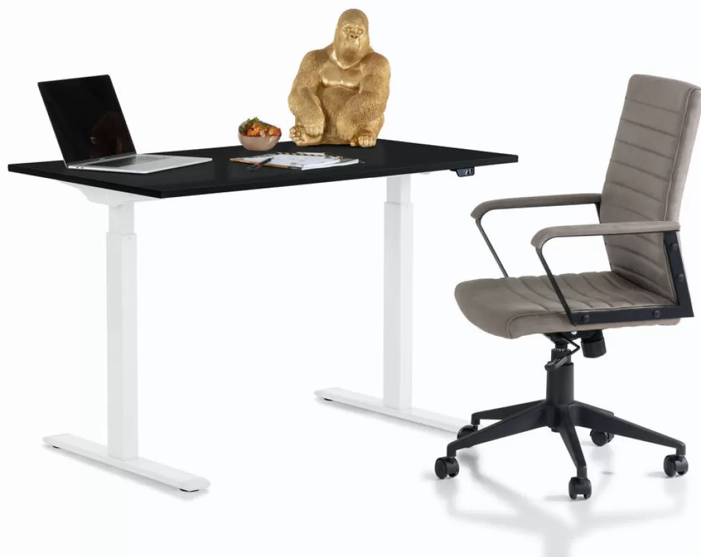 Työpöydät>KARE Design Office Smart White Black Toimistopöytä, Työpöytä 120x70cm