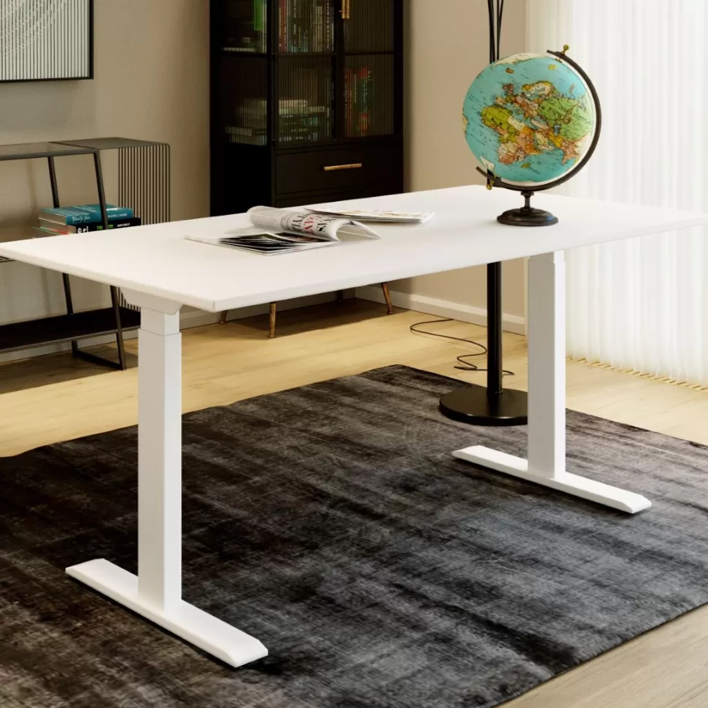 Työpöydät>KARE Design Office Smart White White Toimistopöytä, Työpöytä 120x60cm