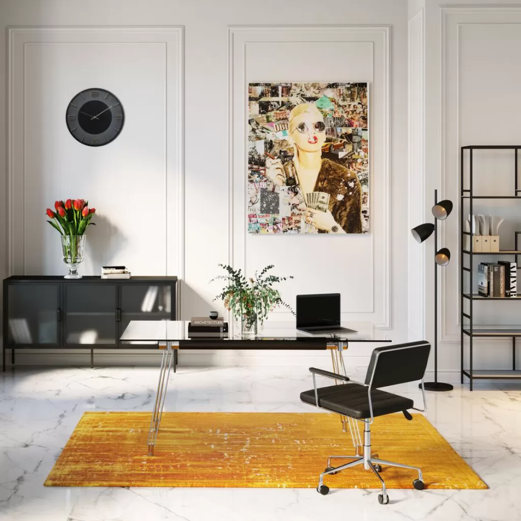 Työpöydät>KARE Design Officia Työpöytä, Toimistopöytä - Temperoitu Lasi, 160x80 Cm