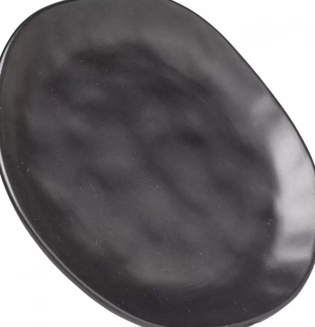 Lautaset>KARE Design Organic Black Lautanen Ø20cm