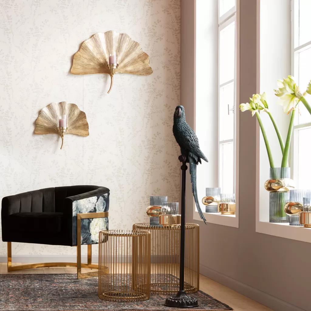 Jalalliset Koriste-Esineet>KARE Design Parrot Papukaija Jalallinen Koriste-esine, Sinivihreä