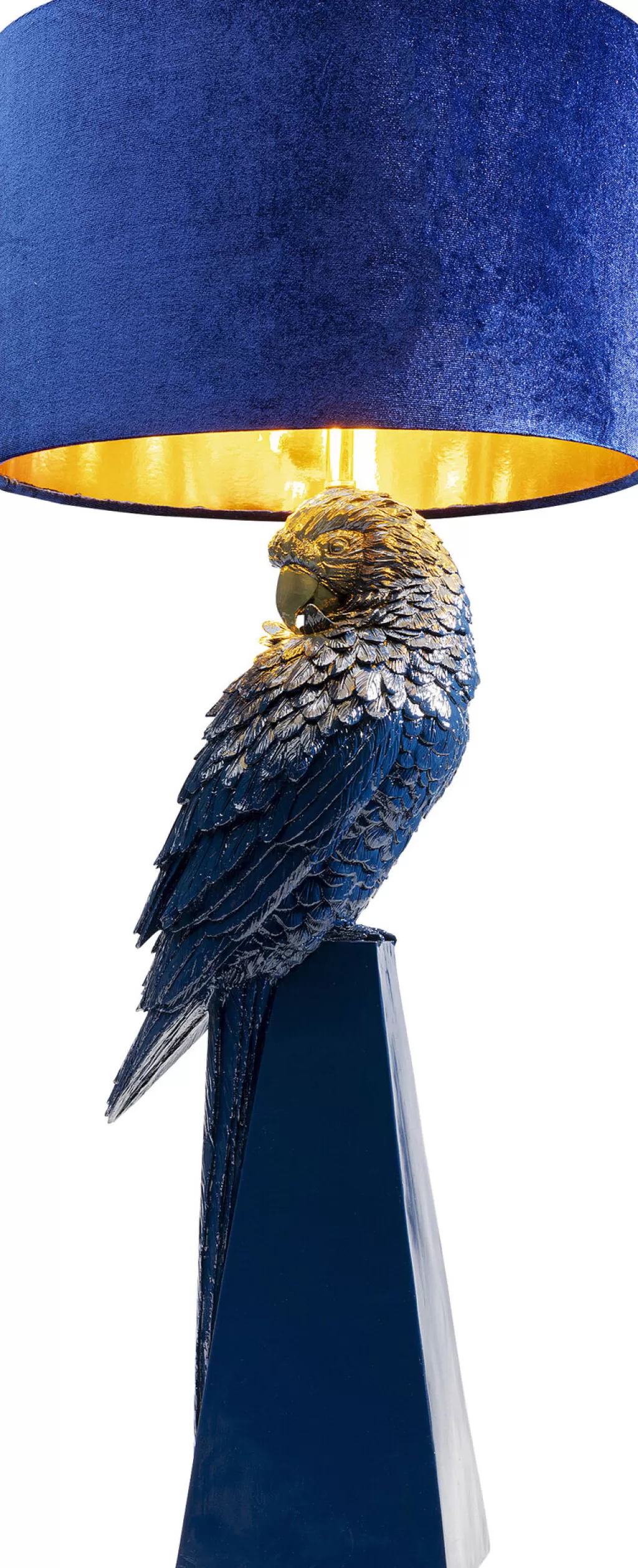 Pöytävalaisimet>KARE Design Parrot, Papukaija Pöytävalaisin, Sininen 84cm