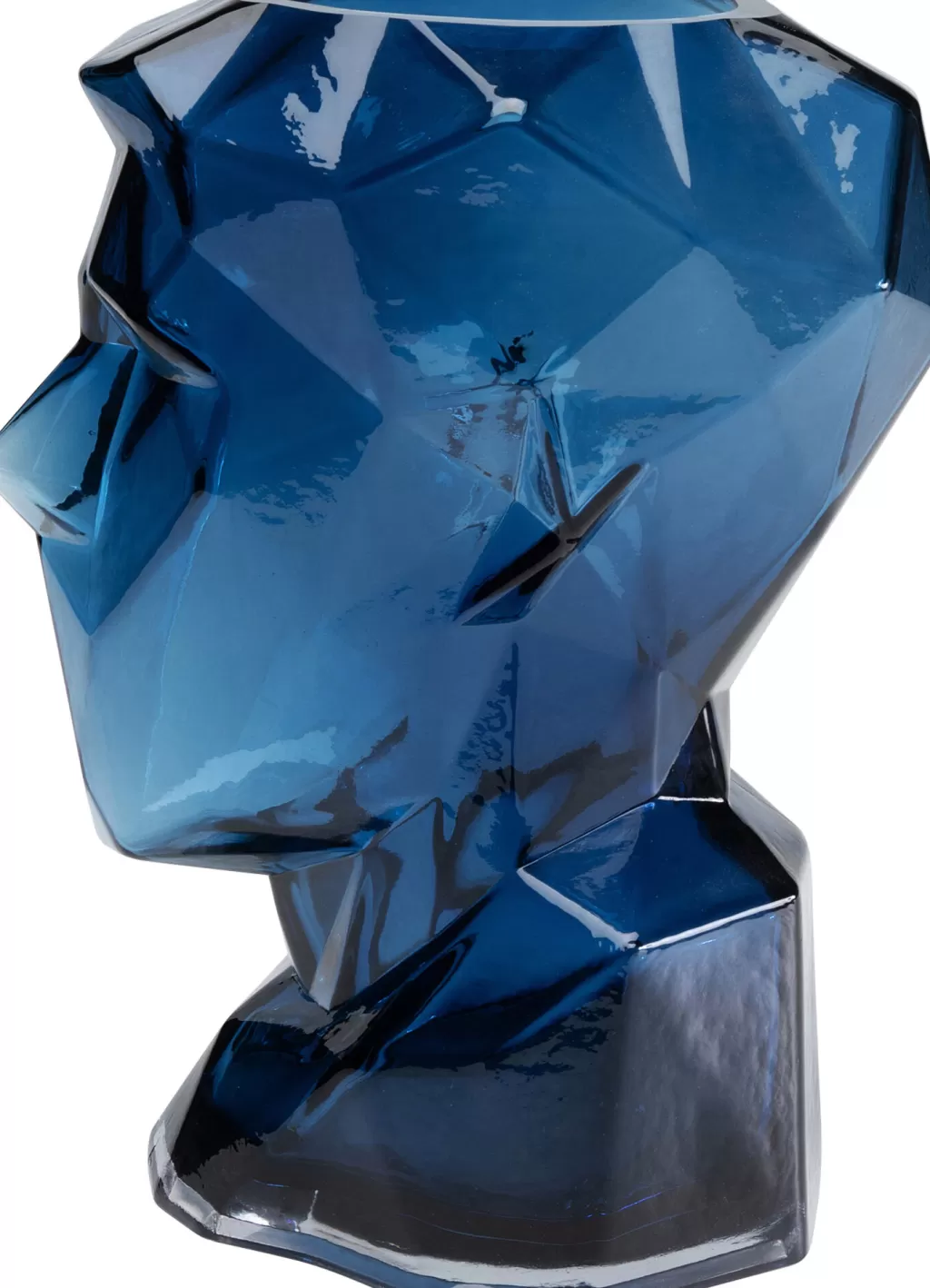 Maljakot | Olohuone>KARE Design Prisma Face Maljakko Sininen 30cm
