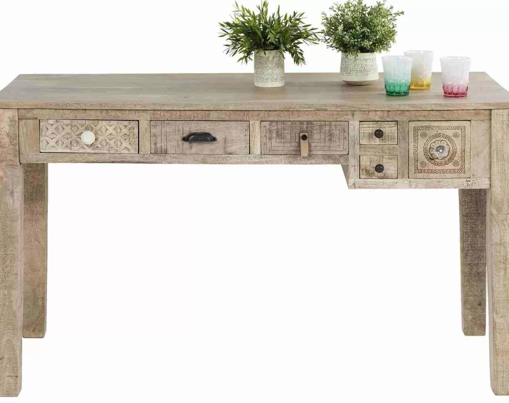 Työpöydät>KARE Design Puro Työpöytä, 6 Laatikkoa 135x60cm