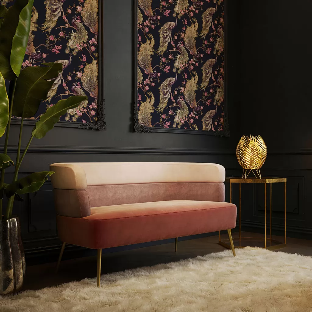 Sohvat>KARE Design Sandwich Sohva 2-istuttava Mauve