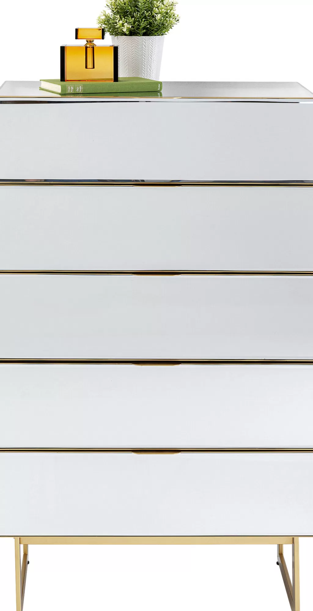 Senkit | Lipastot>KARE Design Soran Lipasto 5 Laatikkoa Kulta 65x114cm