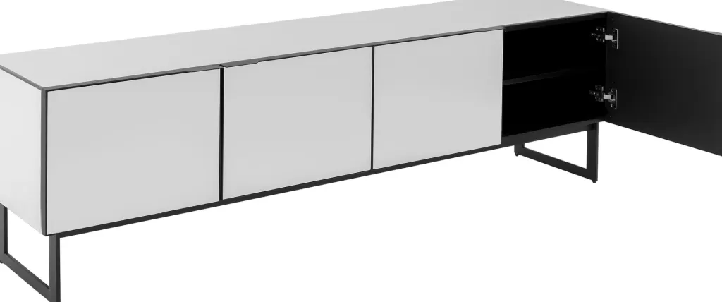 Tv -Tasot>KARE Design Soran Tv-taso - Musta 180x40cm