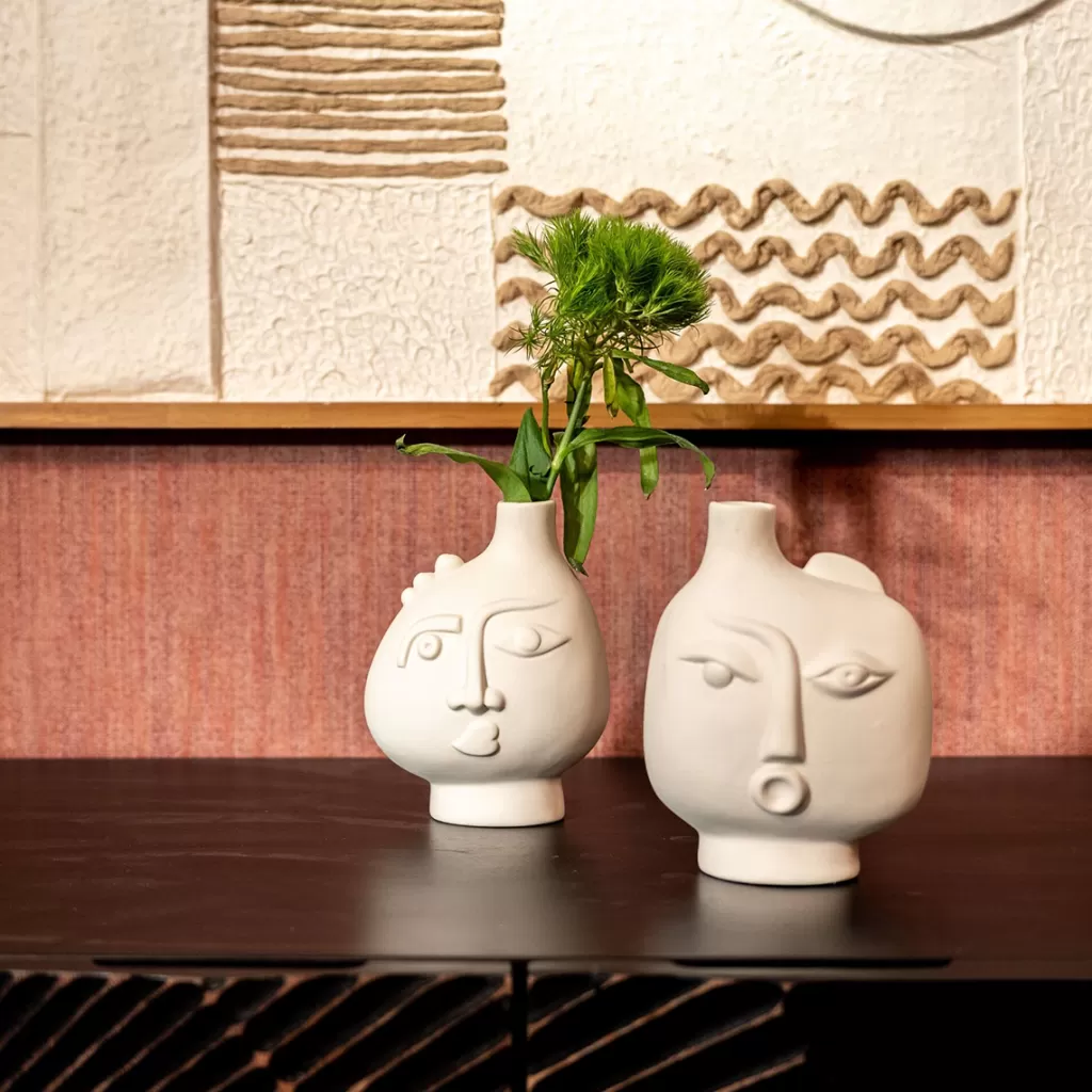 Olohuone>KARE Design Spherical Face Maljakko, Oikea 16cm