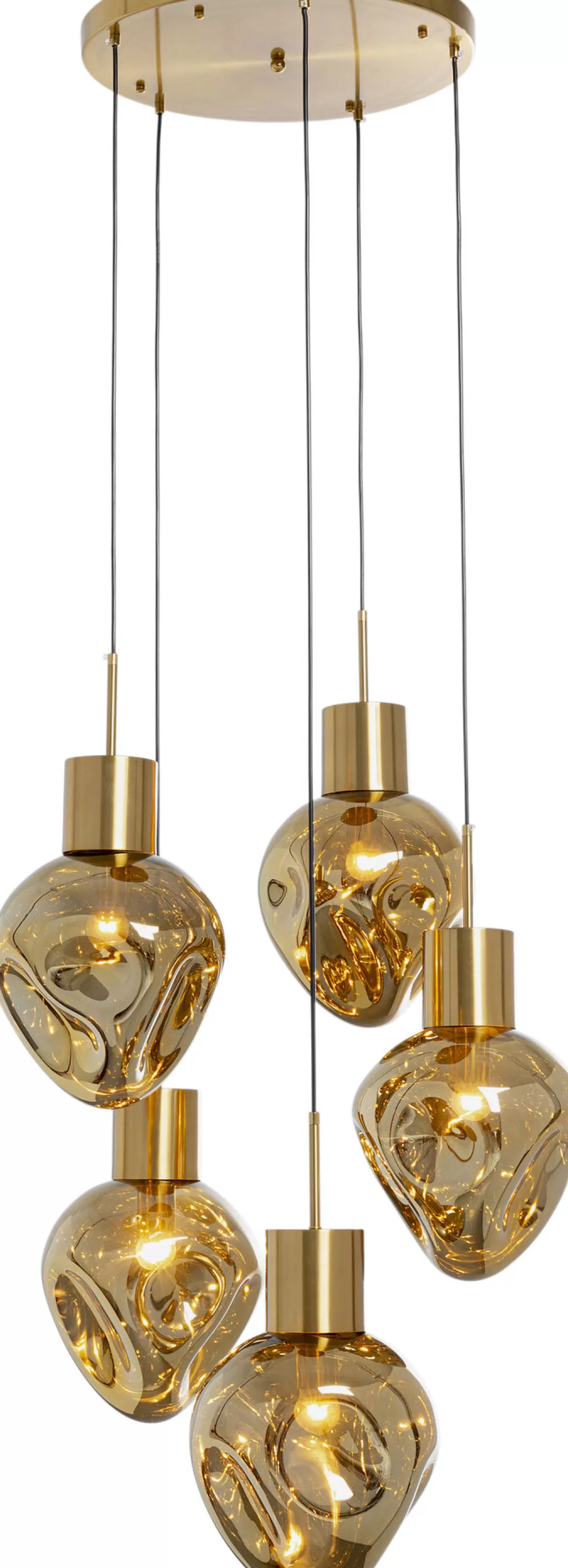 Riippuvalaisimet>KARE Design Supernova Amber Cinque Riippuvalaisin Ø50cm