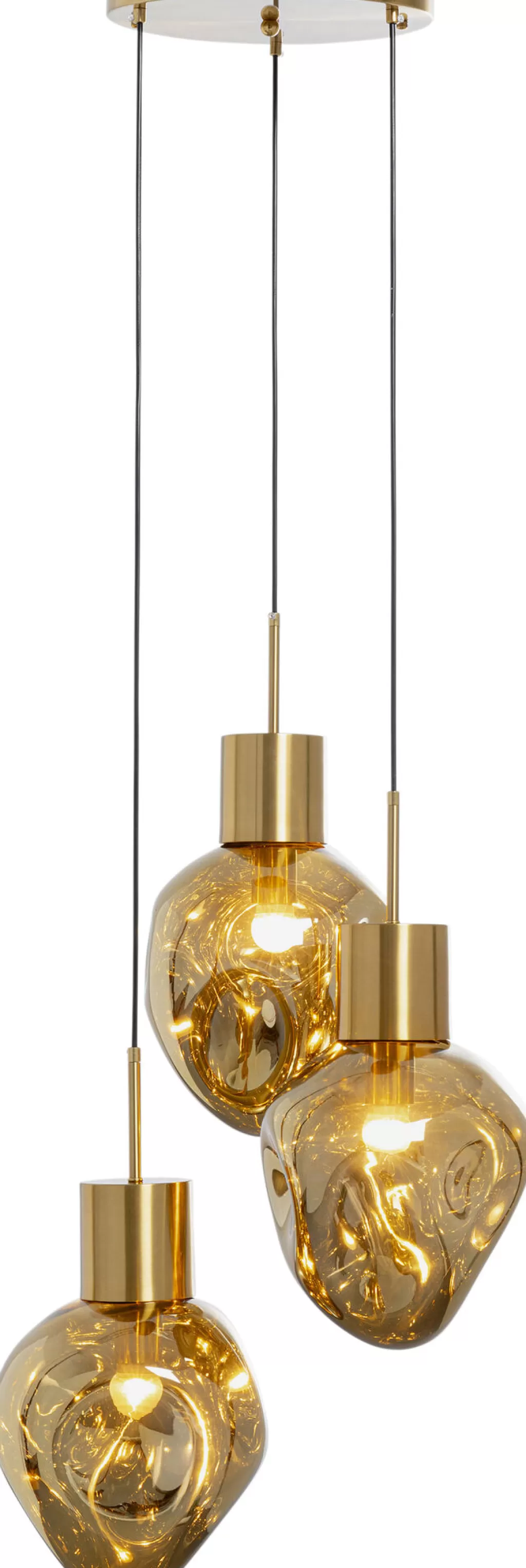 Riippuvalaisimet>KARE Design Supernova Amber Tre Riippuvalaisin Ø45cm