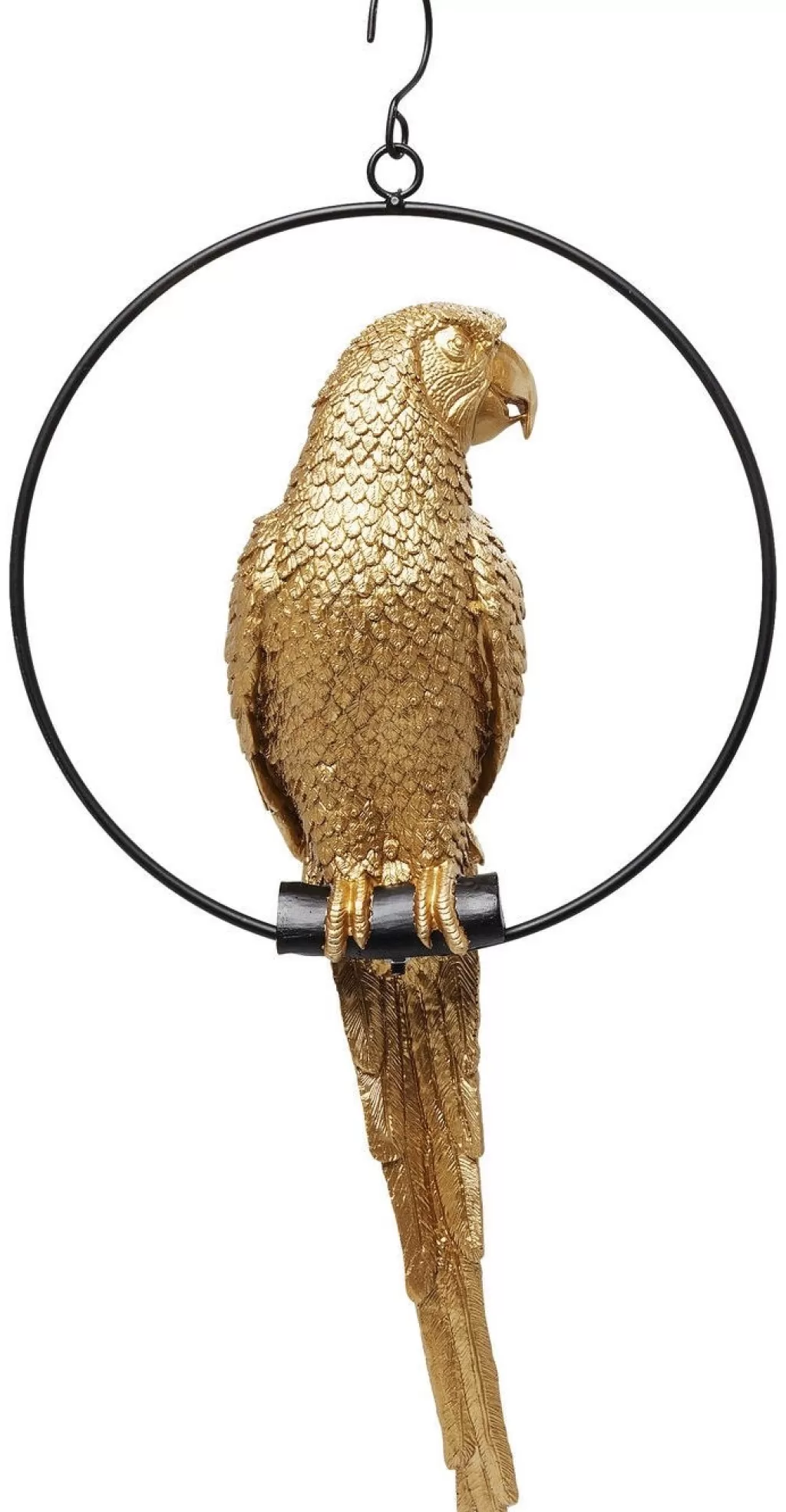 Roikkuvat Koriste-Esineet>KARE Design Swinging Parrot Papukaija Ripustettava Koriste-esine, Kulta