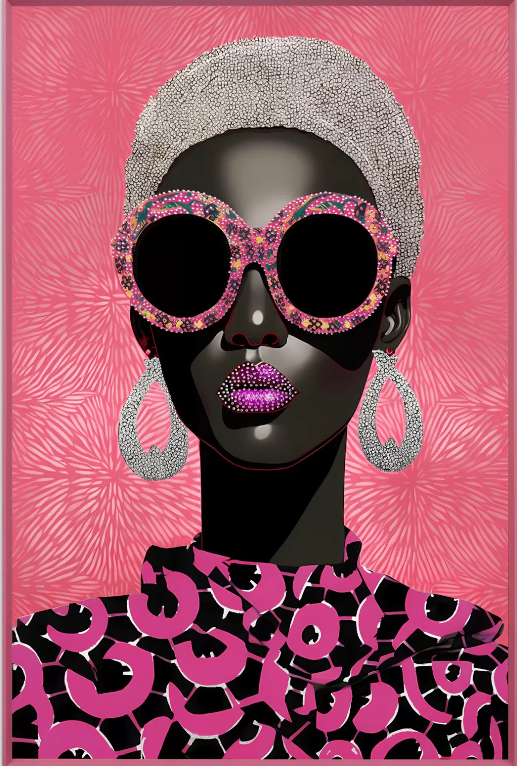 Taulut | Olohuone>KARE Design Swinging Sixties Kehystetty Taulu 75x115cm
