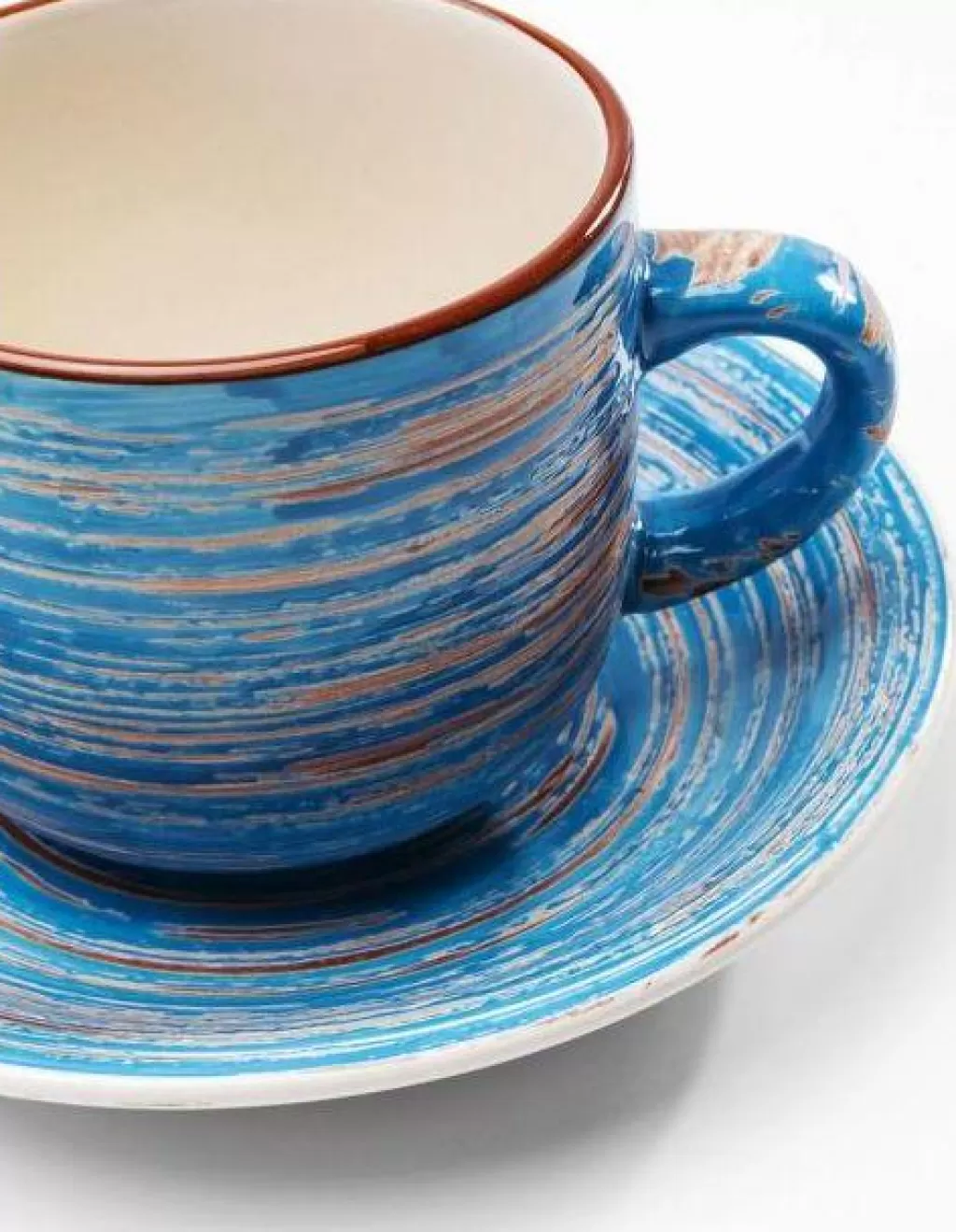 Kupit>KARE Design Swirl Blue Kahvikuppi+lautanen, Sininen (2/osaa)