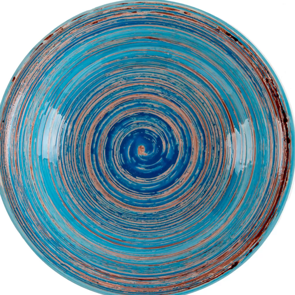 Lautaset>KARE Design Swirl Blue Syvä Lautanen, Sininen Ø21cm