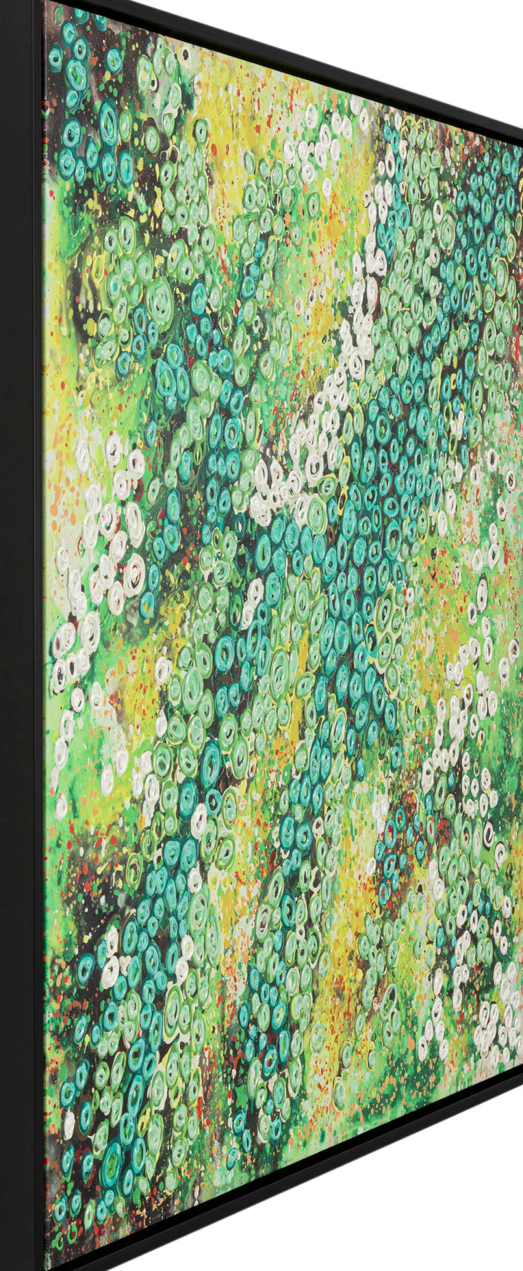 Taulut | Olohuone>KARE Design Top View Green Kehystetty Taulu 100x100cm