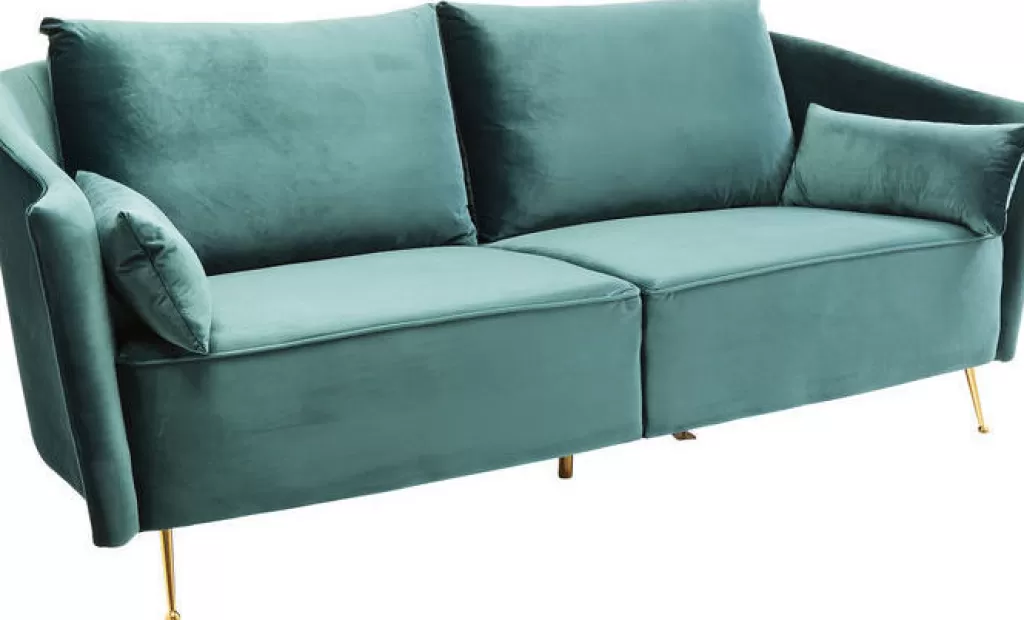 Sohvat | Olohuone>KARE Design Vegas Forever Sohva 3-istuttava, Sinivihreä