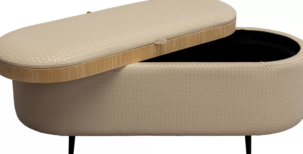 Penkit>KARE Design Venezia Penkki Säilytyslokerolla, Kermanvärinen 100cm