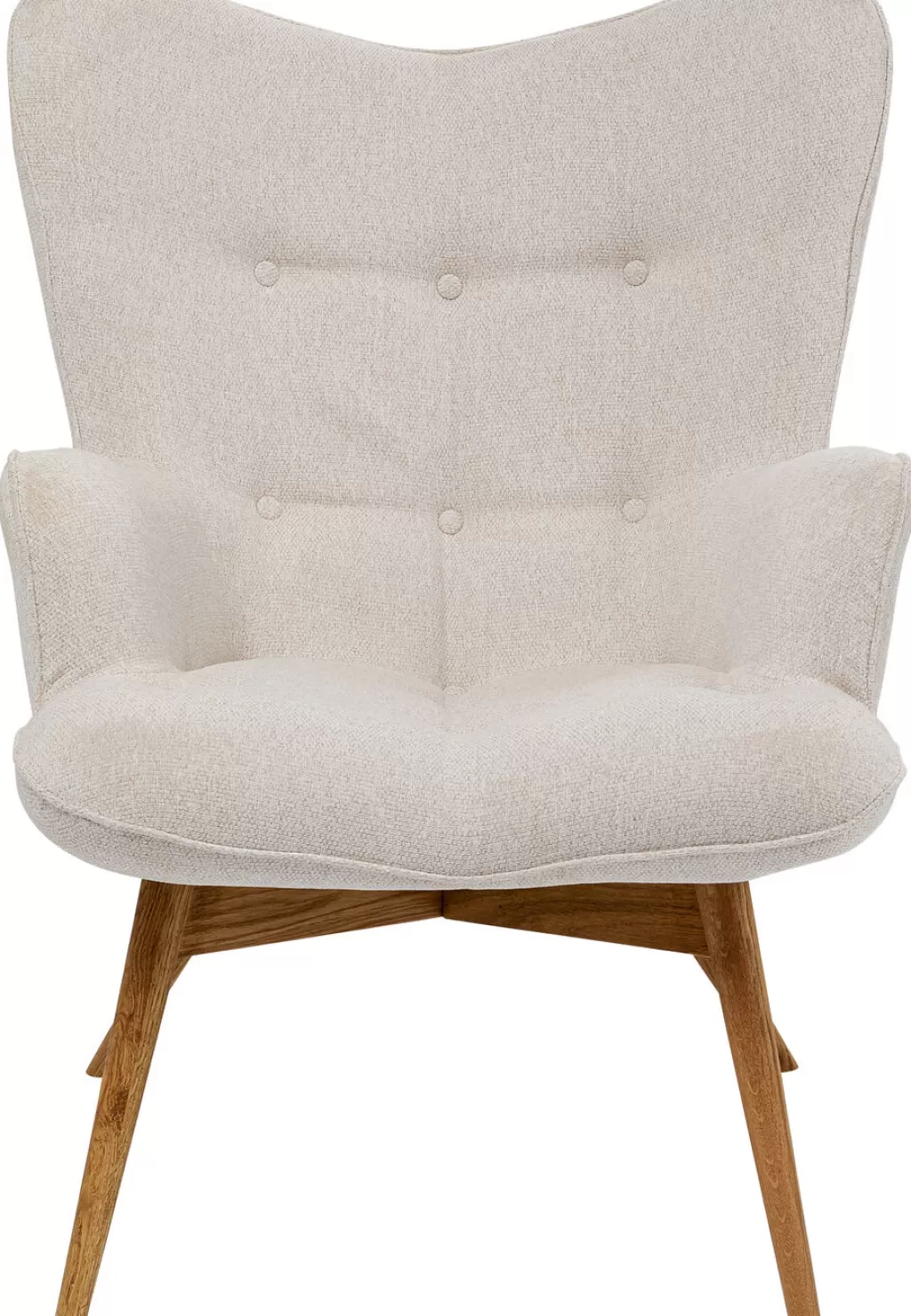 Nojatuolit>KARE Design Vicky Nojatuoli, Kermanvärinen