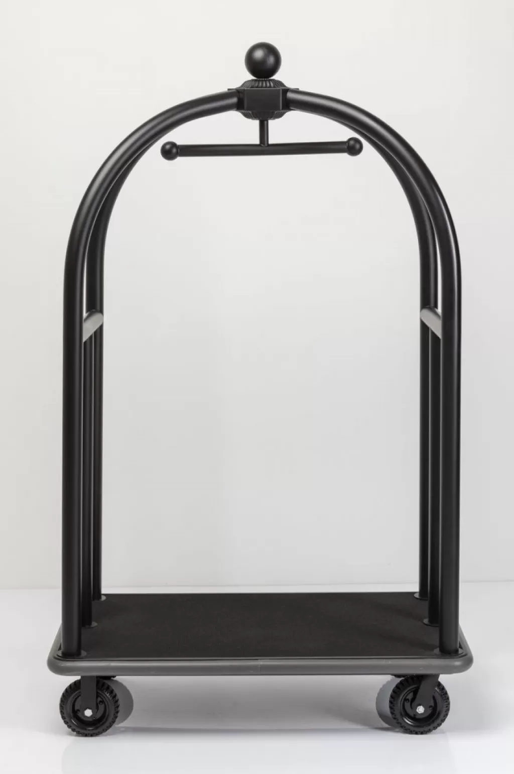 Jalalliset Vaatenaulakot>KARE Design VIP Baggage Trolley Vegas Matkalaukkuvaunu, Matta Musta