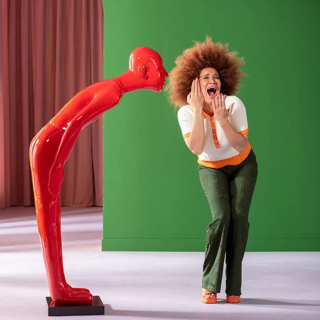Jalalliset Koriste-Esineet>KARE Design Welcome Guests Red Big Koriste-esine, Patsas 164cm