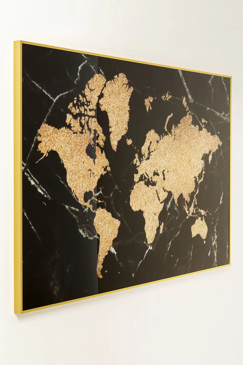 Taulut | Olohuone>KARE Design World Map Maailman Kartta, Kehystetty Taulu 150x100cm