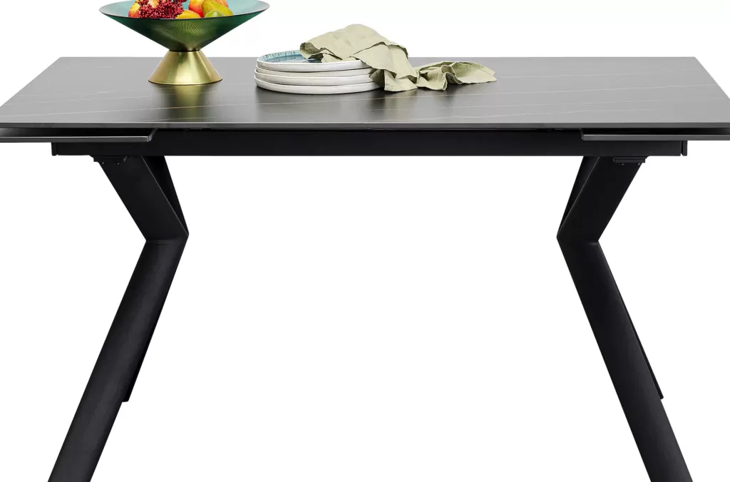 Pöydät>KARE Design Xenia Jatkettava Pöytä Musta 140(+30+30)x80cm