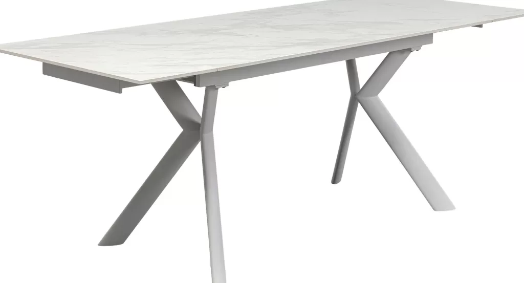Pöydät>KARE Design Xenia Jatkettava Pöytä Valkoinen 140(+30+30)x80cm