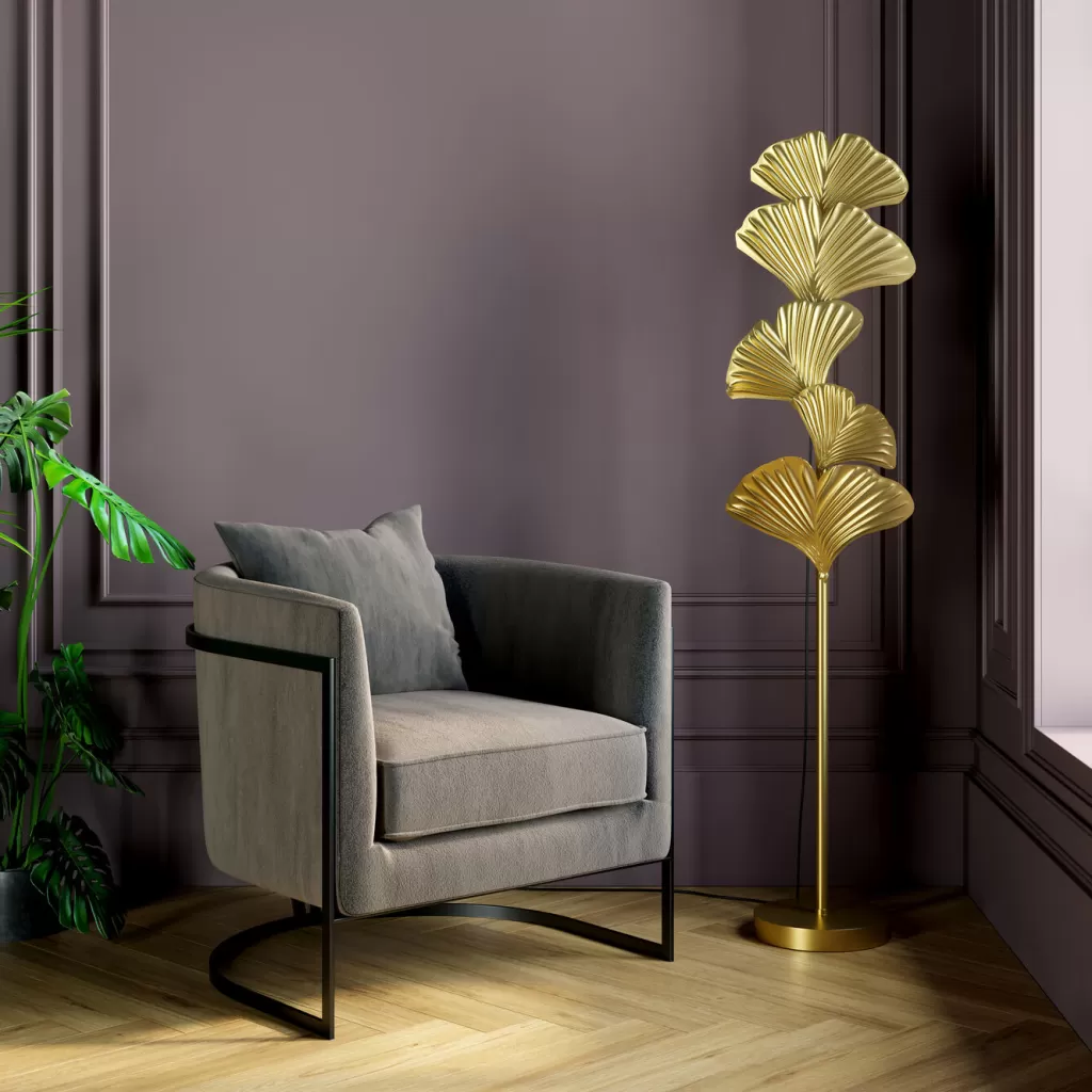 Lattiavalaisimet>KARE Design Yuva Lattiavalaisin, Kulta 160cm