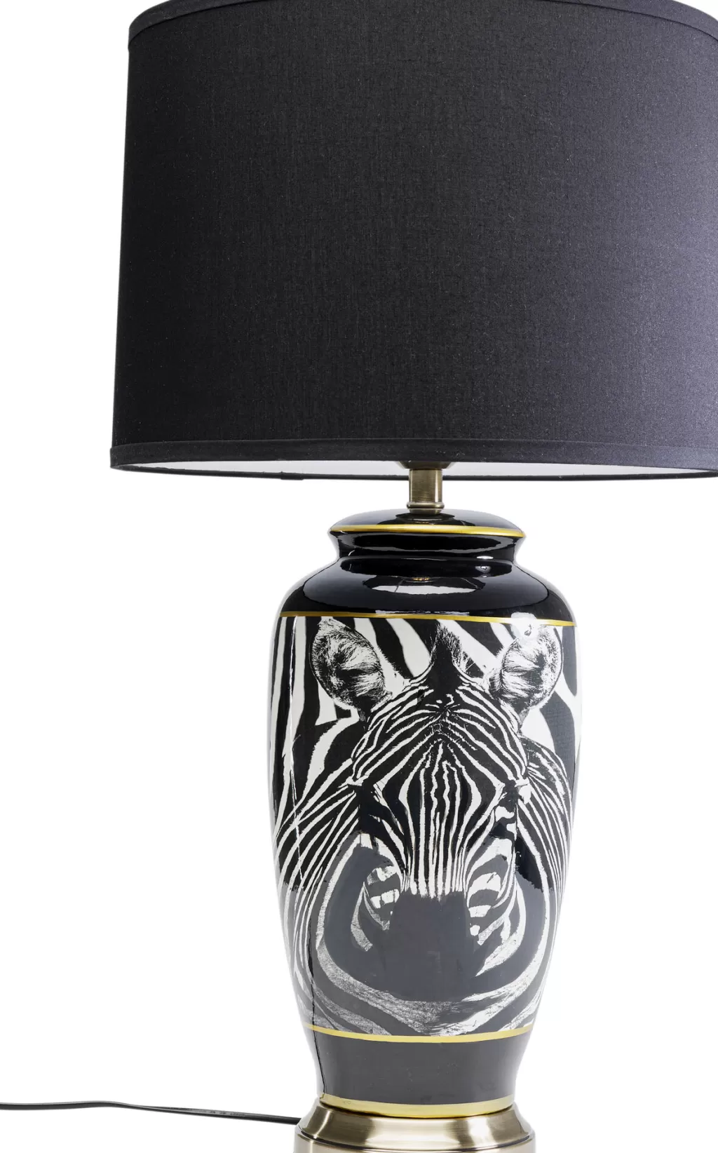 Pöytävalaisimet>KARE Design Zebra Face Seepra Pöytävalaisin 71cm