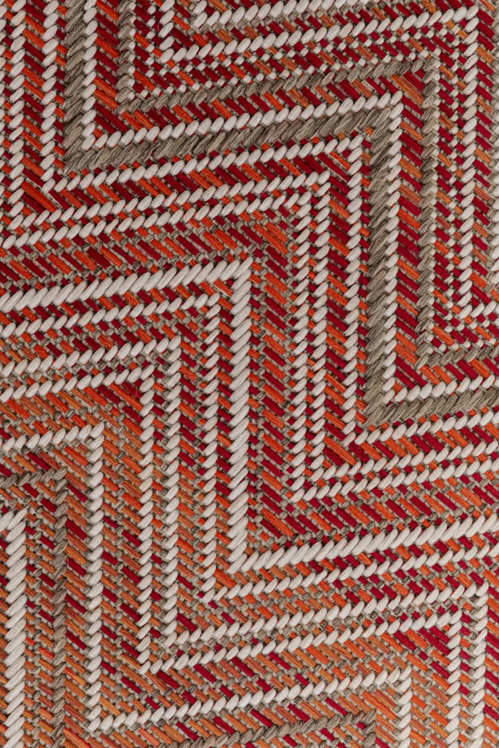 Matot>KARE Design Zigzag Red Matto Ulkokäyttöön 230x330cm